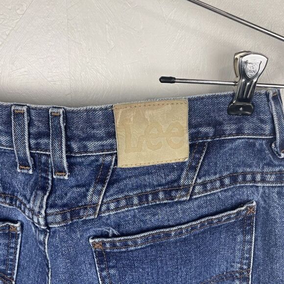 Vintage Lee High Rise Mom Women's Denim Jeans Worn In Waist 28/29" - Picture 6 of 7